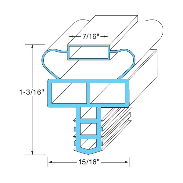 Randell Drawer Gasket For - Part# Rdingsk1041 RDINGSK1041 - main